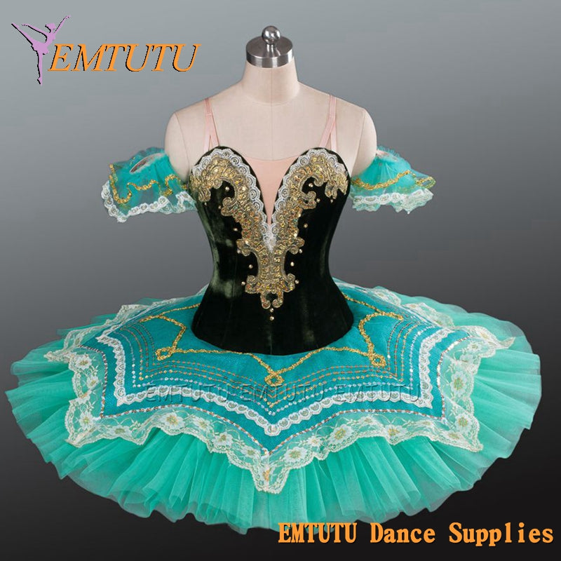 EM1079B EMTUTU Women Professional Ballet Tutus Green Adult Ballet Stag EM1079B EMTUTU Women Professional Ballet Tutus Green Adult Ballet Stag