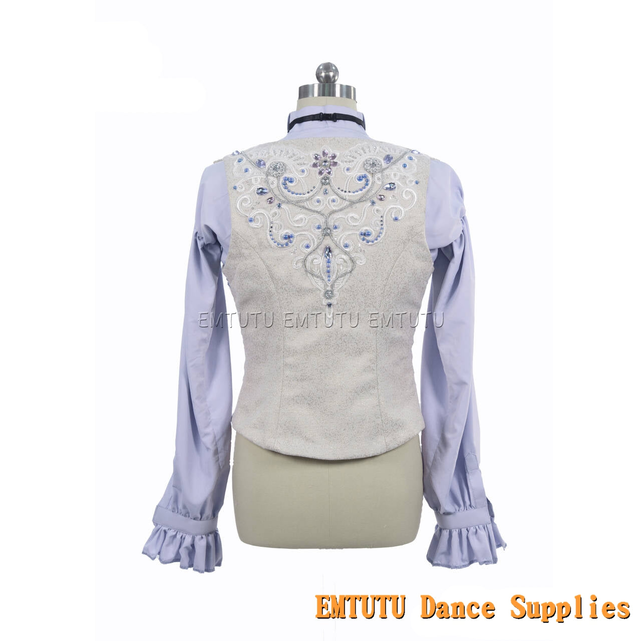 EM033 EMTUTU Customized Men's Ballet Tunic Professional Ballet Costumes for Male Long Sleeve Ballet Jacket for performance