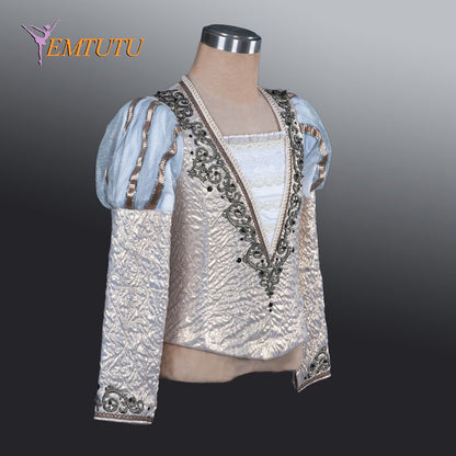 EMTUTU Custom Made Prince Dance Costumes Ballet Coat For Boy Professional Ballet Tunic