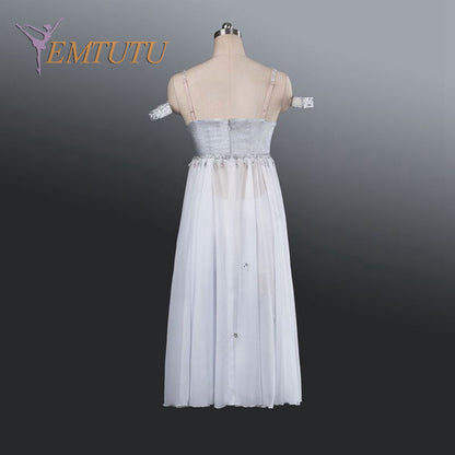 EM1188 EMTUTU Adult Professional White Tutu Ballet Stage Costume Performance Tutus
