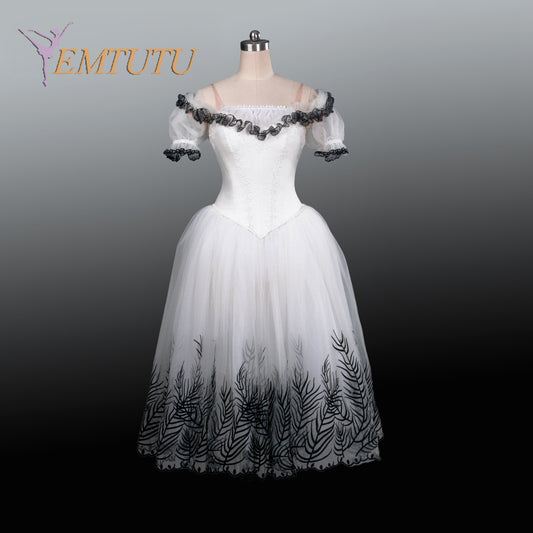EM1231 EMTUTU Adult Professional White Tutu Ballet Stage Costume Performance Tutus