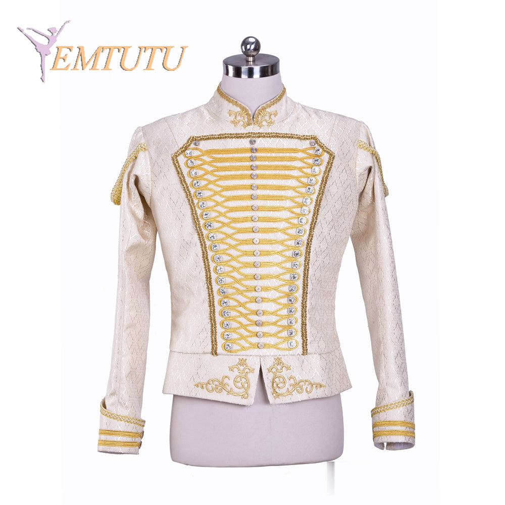 M023 EMTUTU Professional Ballet Stage Costume for Men Performance Competition Men's Ballet Tunic Ballet Top Custom Made