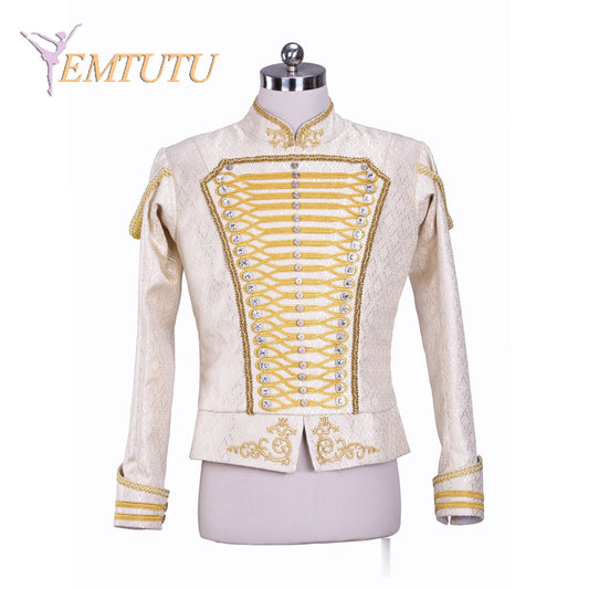 M023 EMTUTU Professional Ballet Stage Costume for Men Performance Competition Men's Ballet Tunic Ballet Top Custom Made