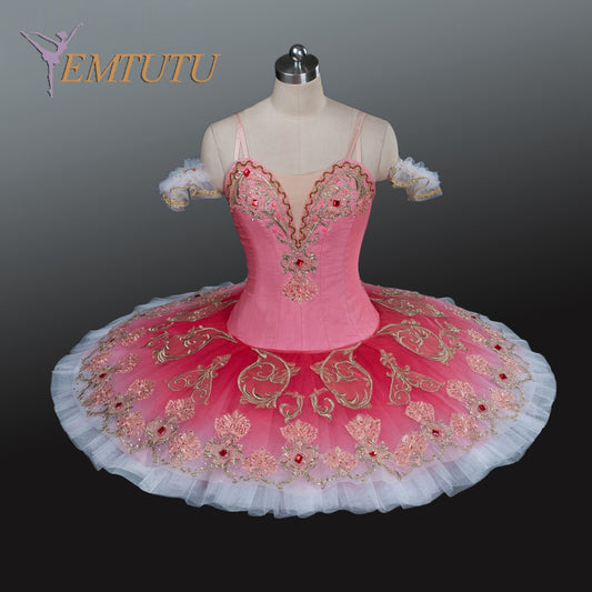 EM1230 EMTUTU Adult Professional Pink Tutu Ballet Stage Costume Performance Tutus