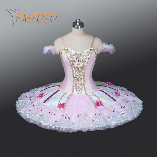 EM1220 EMTUTU Adult Professional Pink Tutu Ballet Stage Costume Performance Tutus