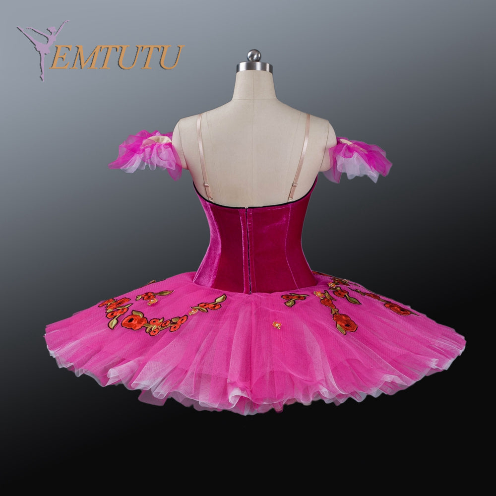 EM1202 EMTUTU Women Professional Ballet Tutu Pink Ballerina Nutcracker Performance Tutus Adult Classical Ballet Stage Costumes Ballet Dress