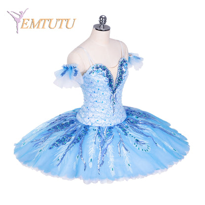 EM1384 EMTUTU Blue Bird Classical Professional Ballet Tutu Sleeping Beauty Performance Competition Ballet Costumes Bell Shaped Women Girls