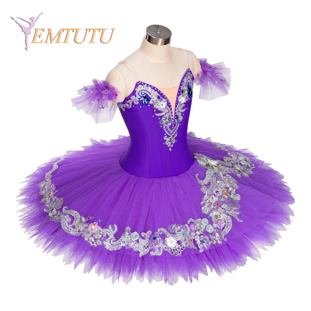 EM1365 EMTUTU Professional Ballet Tutu Medora Variation Women Purple La Bayadere Performance Ballet Stage Costume Dress Custom Made
