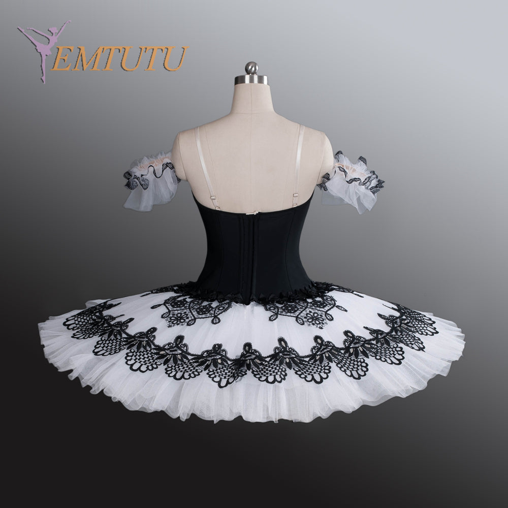 EM1179 EMTUTU Adult Women Professional Ballet Tutu Black Red or White Don Quixote Performance Tutu Ballet Attire Dress Ballet Stage Costume