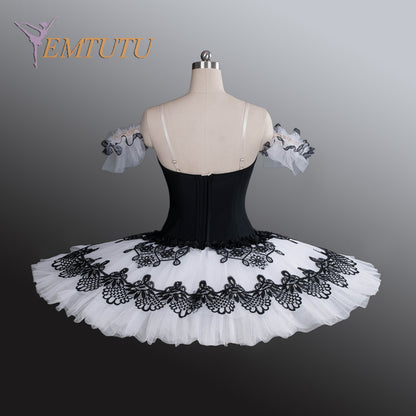 EM1179 EMTUTU Adult Women Professional Ballet Tutu Black Red or White Don Quixote Performance Tutu Ballet Attire Dress Ballet Stage Costume