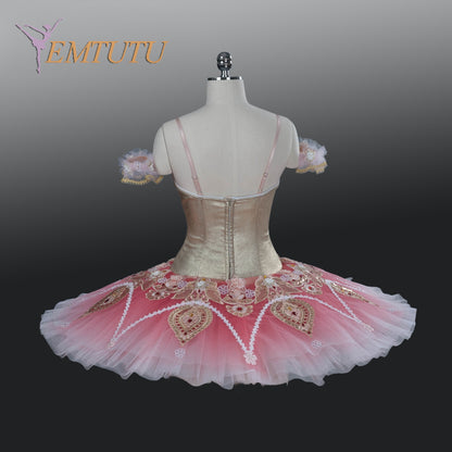 EM1256 EMTUTU Adult Professional Pink Tutu Ballet Stage Costume Performance Tutus