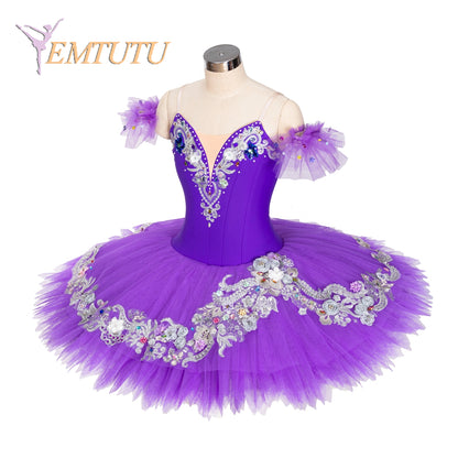 EM1365 EMTUTU Professional Ballet Tutu Medora Variation Women Purple La Bayadere Performance Ballet Stage Costume Dress Custom Made