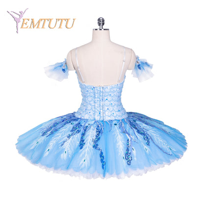 EM1384 EMTUTU Blue Bird Classical Professional Ballet Tutu Sleeping Beauty Performance Competition Ballet Costumes Bell Shaped Women Girls