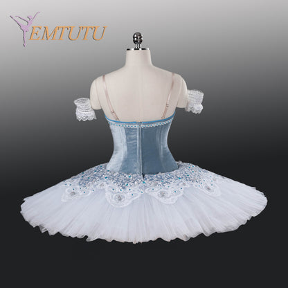 EM1251  EMTUTU Adult Professional White Tutu Ballet Stage Costume Performance Tutus