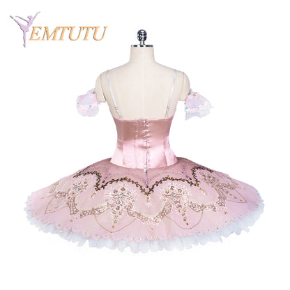 EM1379 EMTUTU Women Girls Professional Ballet Tutu Pink Sleeping Beauty Ballet Performance Classical Ballet Tutu Nutcracker Adult Child