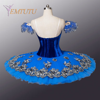 EM1055  EMTUTU Women professional ballet tutu Black Swan Tutus competition ballerina ballet stage costume Concert Performance pancake tutus
