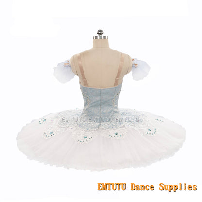 EM1251  EMTUTU Adult Professional White Tutu Ballet Stage Costume Performance Tutus
