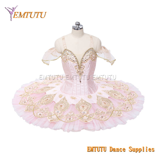 EM1253  EMTUTU Adult Professional Pink Tutu Ballet Stage Costume Performance Tutus