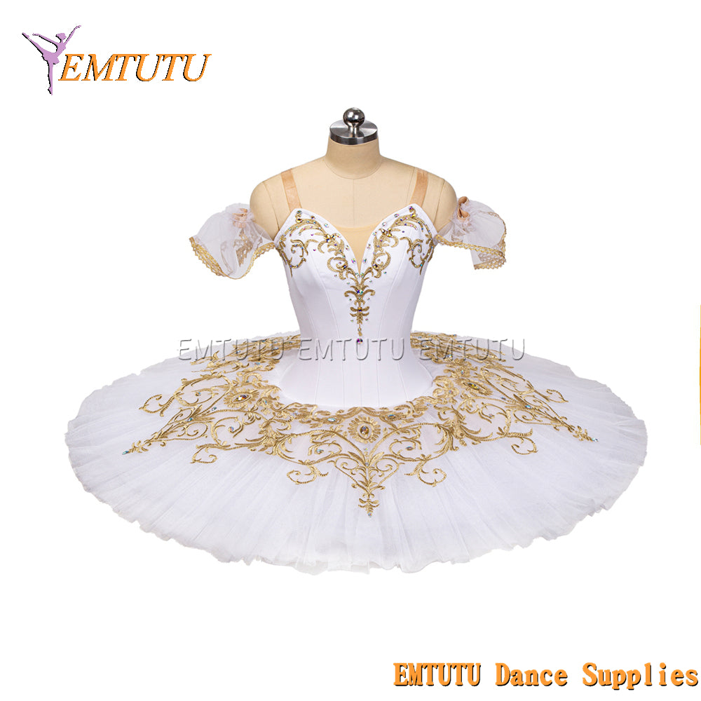 EM1260 EMTUTU Adult Professional White Tutu Ballet Stage Costume Performance Tutus