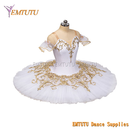 EM1260 EMTUTU Adult Professional White Tutu Ballet Stage Costume Performance Tutus