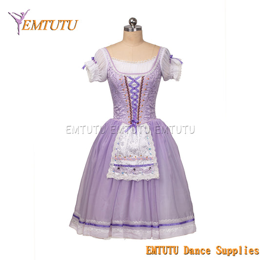 EM1461 EMTUTU Purple long skirt Stage Costume Romantic Tutu Ballet Dress for Girls