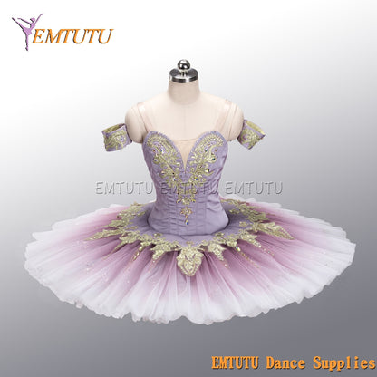 EM1479 EMTUTU Adult Child Purple Performance Professional Ballet Stage Tutu Costume