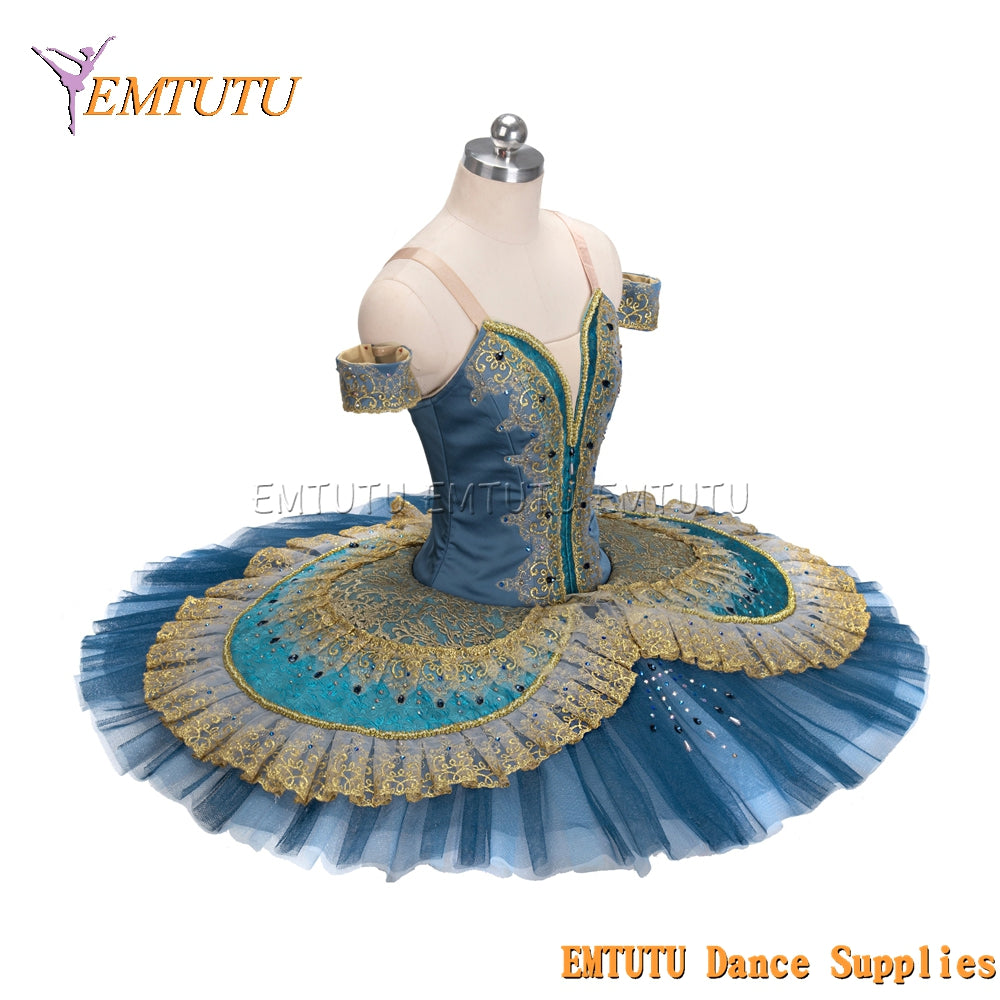 EM1486 EMTUTU Adult Child Purple Performance Professional Ballet Stage Tutu Costume