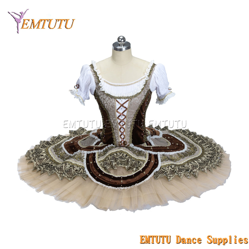 EM1488 EMTUTU Adult Child Purple Performance Professional Ballet Stage Tutu Costume