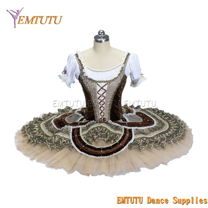 EM1488 EMTUTU Adult Child Purple Performance Professional Ballet Stage Tutu Costume