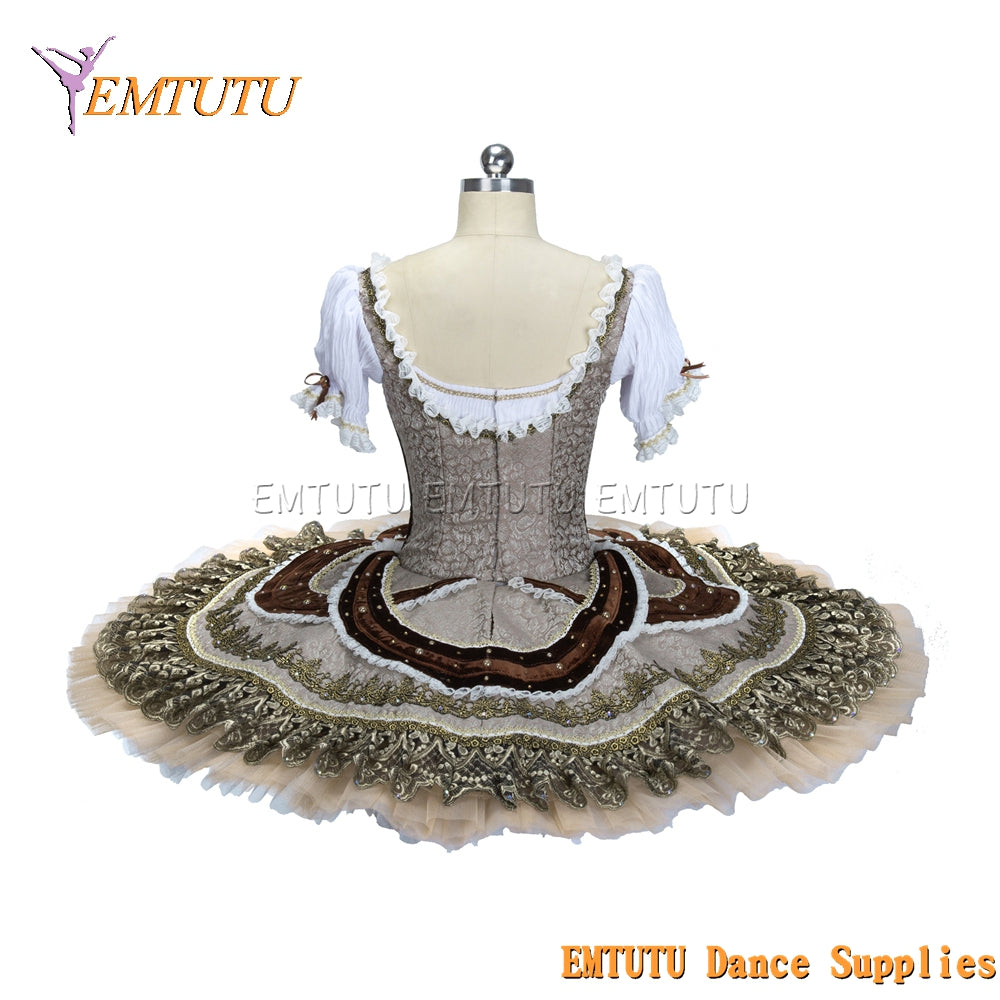 EM1488 EMTUTU Adult Child Purple Performance Professional Ballet Stage Tutu Costume