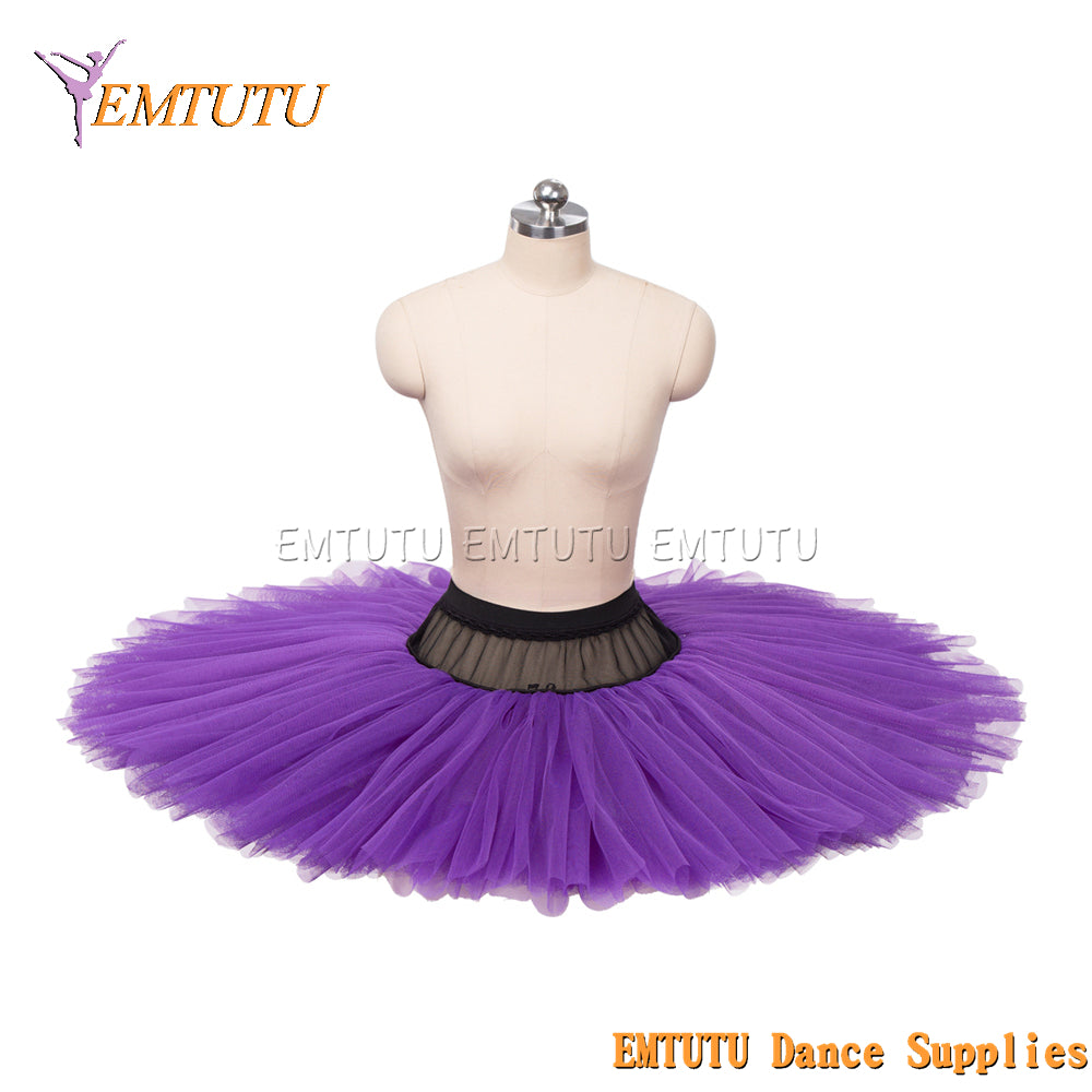 EM2016 EMTUTU Professional Half Ballet Tutu Pancake Half Ballet Tutu Costume Adult Children Ballet Tutu Skirt Firm Tulle Assorted Colors