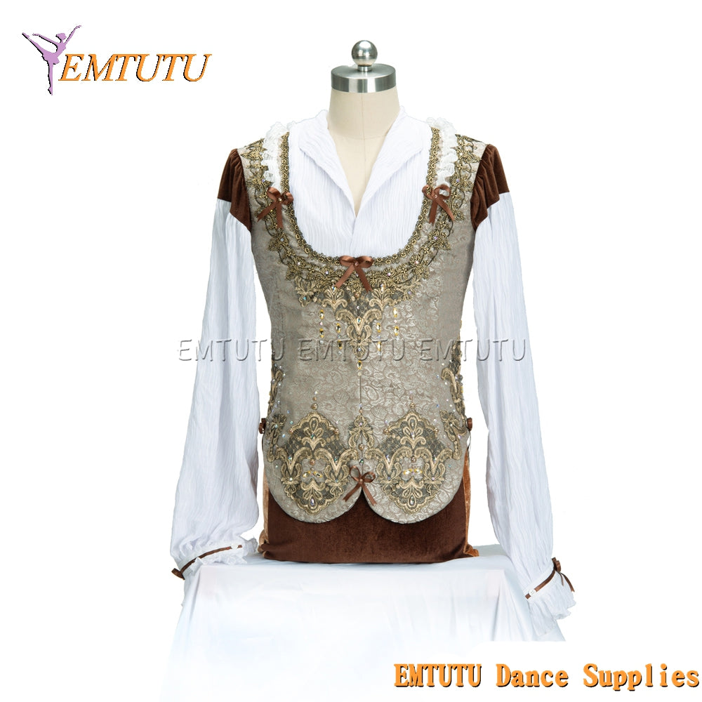 EM037 EMTUTU Customized Men's Ballet Tunic Professional Ballet Costumes for Male performance