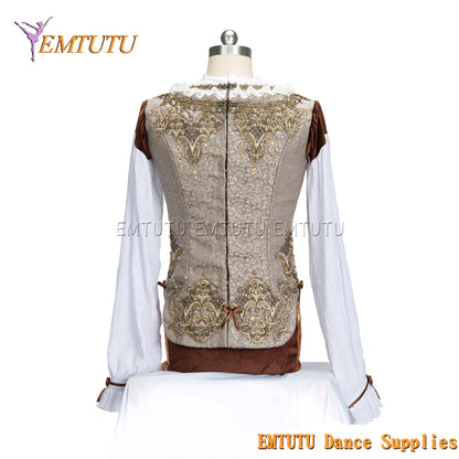 EM037 EMTUTU Customized Men's Ballet Tunic Professional Ballet Costumes for Male performance