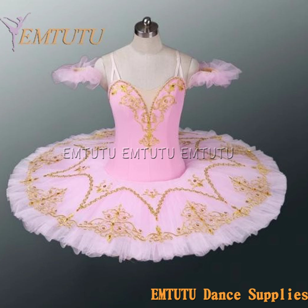 EM1101 EMTUTU Adult professional ballet tutu Pink tutu pancake performance tutus ballet stage costume women girls