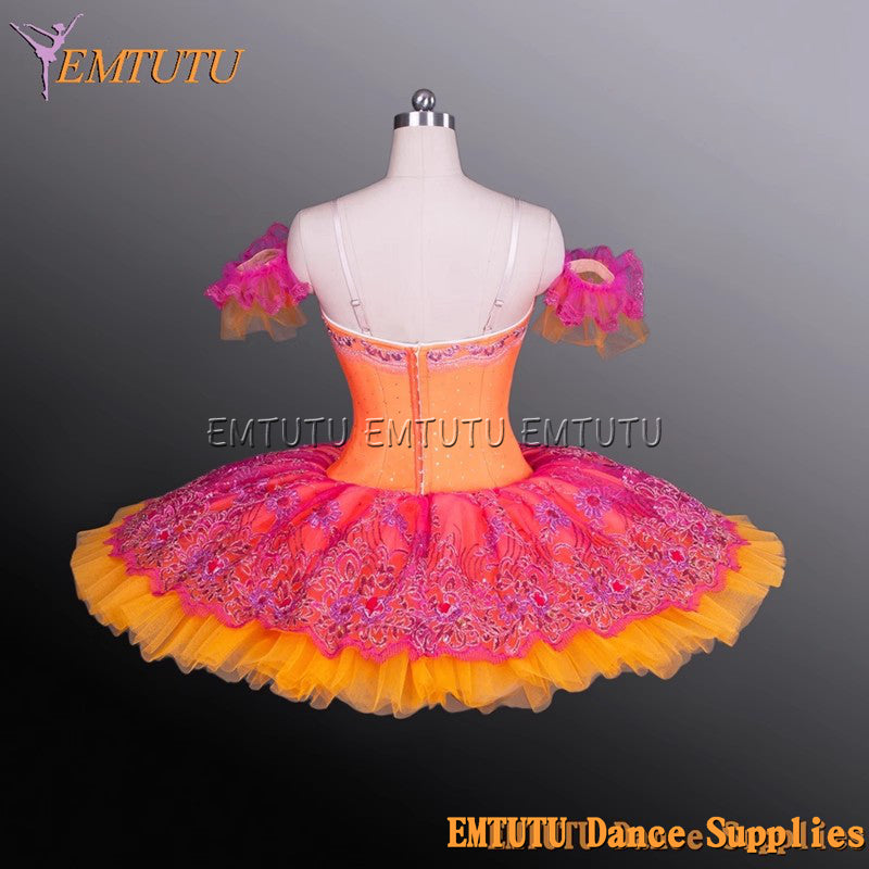 EM1169 EMTUTU Adult professional ballet tutu Red tutu pancake performance tutus ballet stage costume women girls