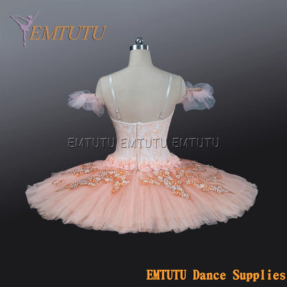 EM1214 EMTUTU Adult professional ballet tutu Pink and Black tutu pancake performance tutus ballet stage costume women girls