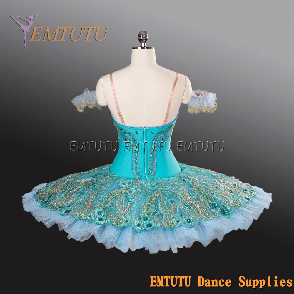 EM1247 EMTUTU Adult professional ballet tutu Gold and Black tutu pancake performance tutus ballet stage costume women girls