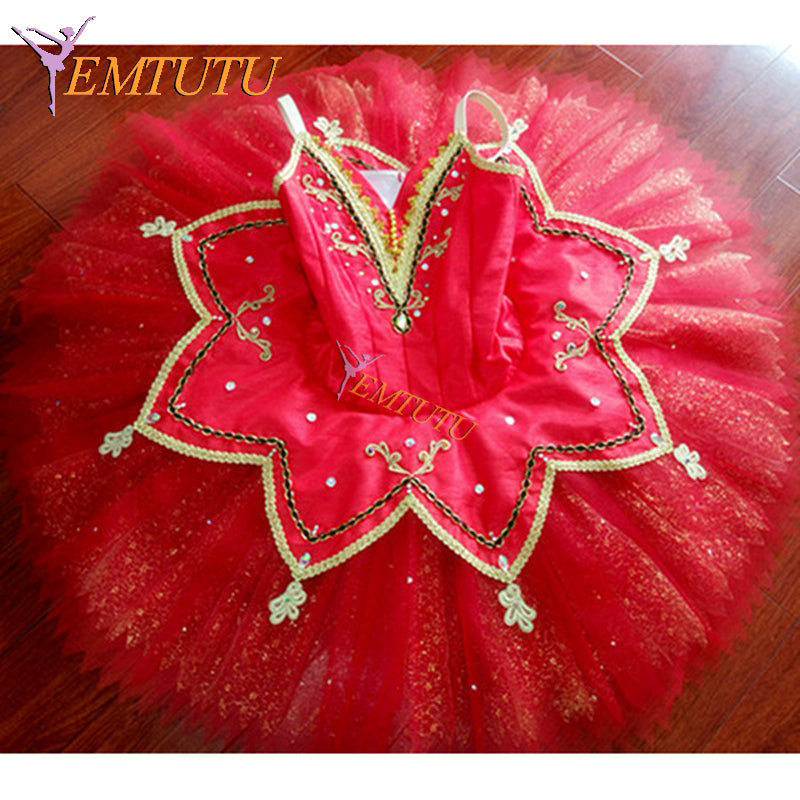 ST289  EMTUTU Adult Le Corsaire professional ballet tutu Blue Women performance pancake tutus Blue Bird ballet stage costume Custom Made