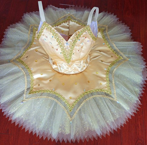 ST223 EMTUTU Swan Lake  Adult Professional Ballet Tutu Silver White Women Snow Queen Ballet Costume Classical Performance Pancake Tutus