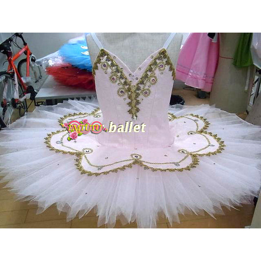 ST227 EMTUTU Sleeping Beauty Professional Ballet Costume Pink Nutcracker Aurora Tutu Classical Ballet Costumes Ballerina Pancake Tutu Ballet