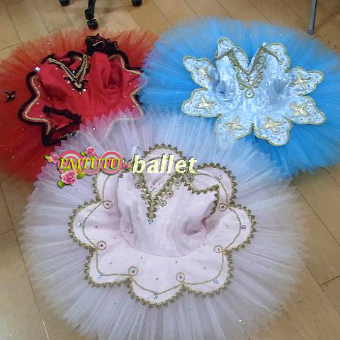 ST227 EMTUTU Sleeping Beauty Professional Ballet Costume Pink Nutcracker Aurora Tutu Classical Ballet Costumes Ballerina Pancake Tutu Ballet