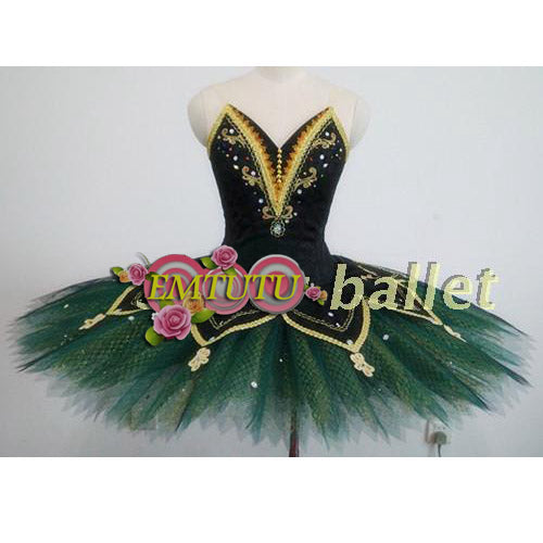 ST289  EMTUTU Adult Le Corsaire professional ballet tutu Blue Women performance pancake tutus Blue Bird ballet stage costume Custom Made