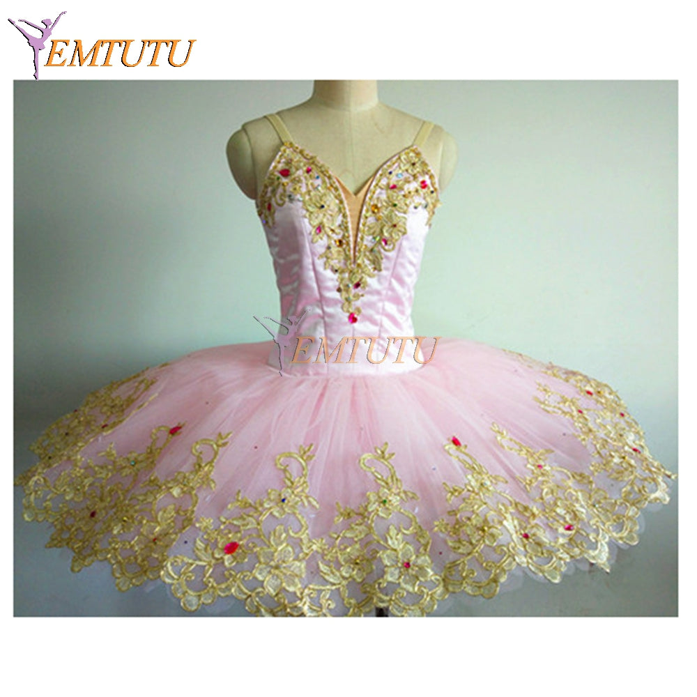 ST322 EMTUTUWomen professional ballet tutu Blue Sleeping Beauty performance pancake tutus Nutcracker ballet stage costume Custom Made