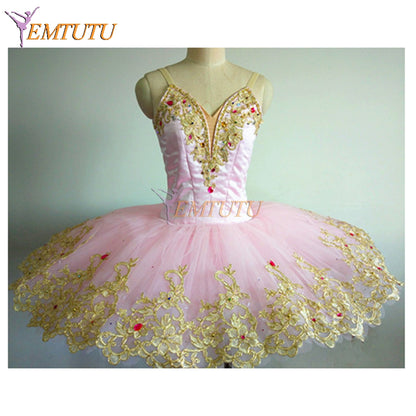 ST322 EMTUTUWomen professional ballet tutu Blue Sleeping Beauty performance pancake tutus Nutcracker ballet stage costume Custom Made