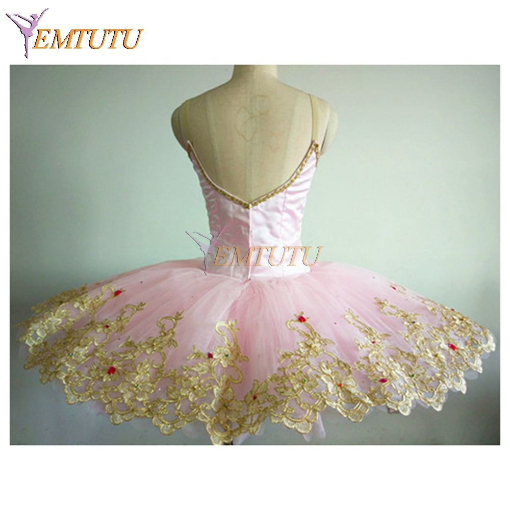 ST322 EMTUTUWomen professional ballet tutu Blue Sleeping Beauty performance pancake tutus Nutcracker ballet stage costume Custom Made