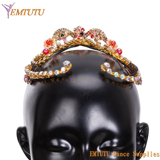 MD060 EMTUTU Le Corsaire Professional Ballet Headpieces Adult Girls Ballet Headwear for Competition Performance Ballet Tiara