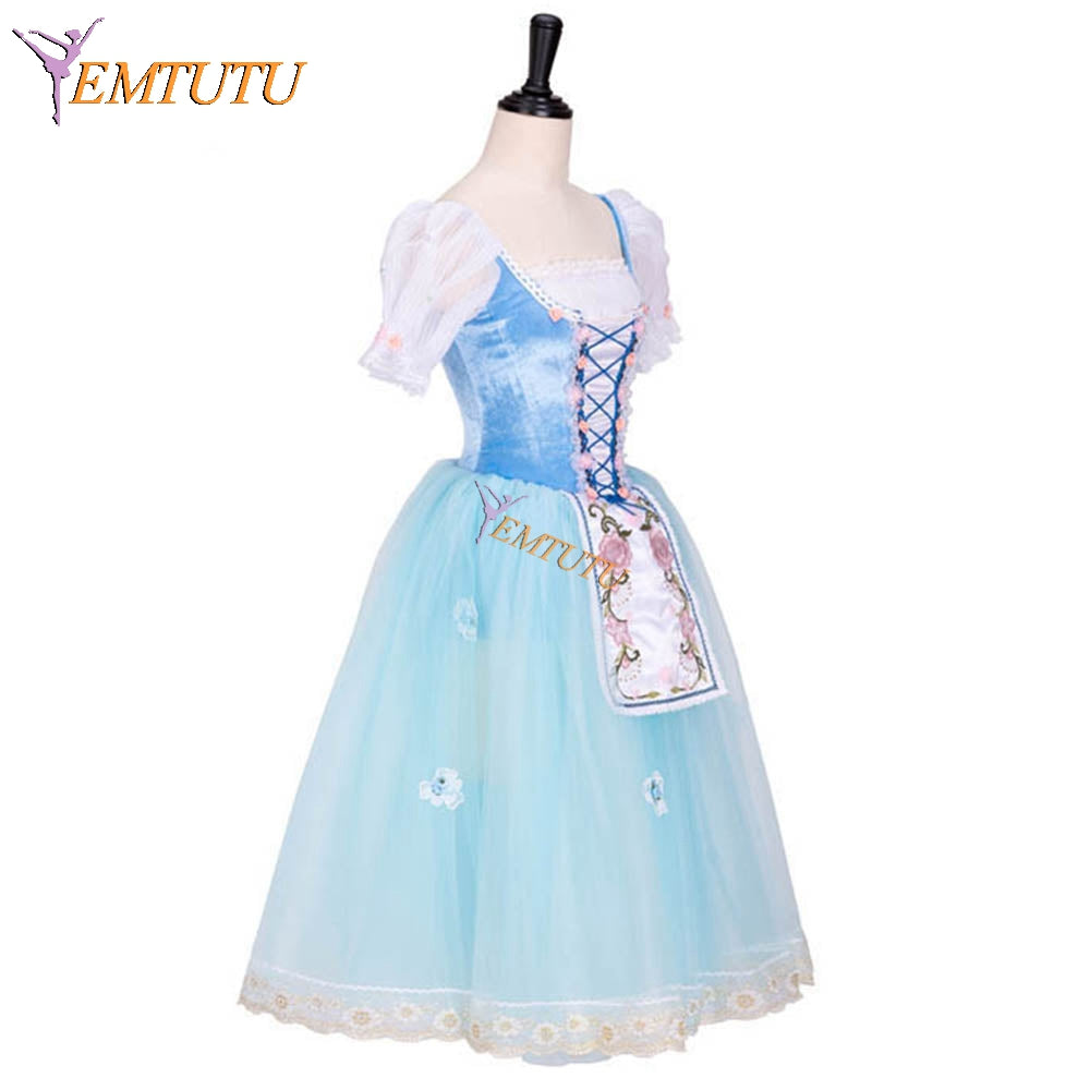 EM1287 EMTUTU Plum 5 Layer Soft Tulle La Fille Mal Gardee Professional Ballerina YAGP Competition Dresses Romantic Tutu Ballet