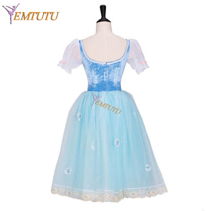 EM1287 EMTUTU Plum 5 Layer Soft Tulle La Fille Mal Gardee Professional Ballerina YAGP Competition Dresses Romantic Tutu Ballet