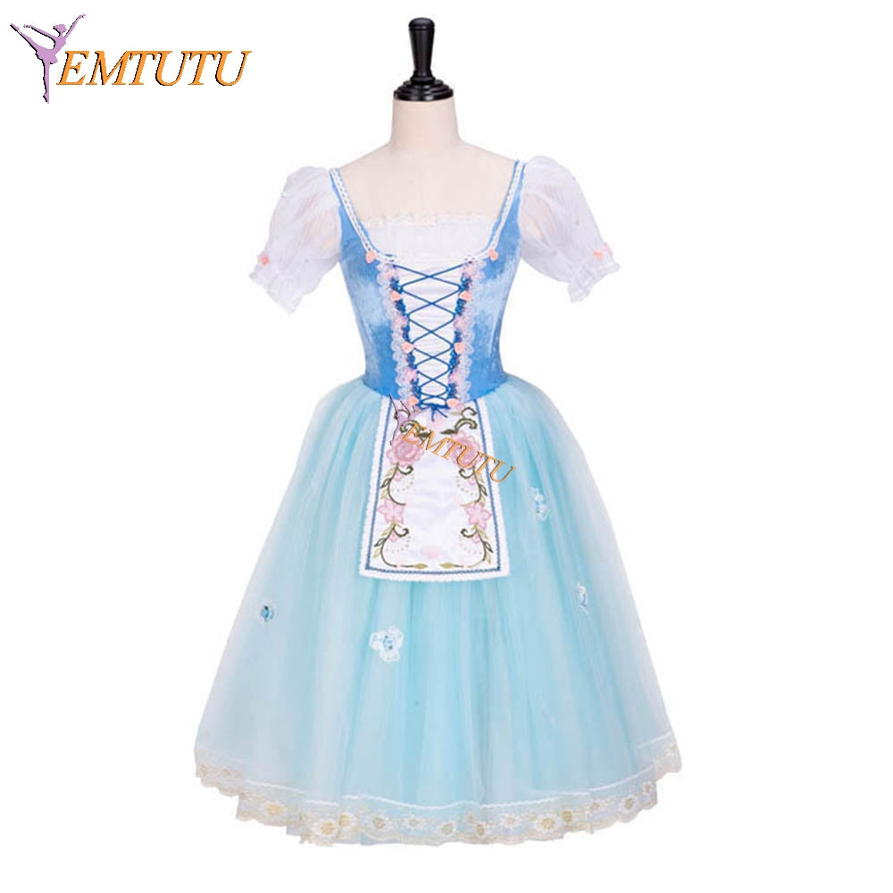 EM1287 EMTUTU Plum 5 Layer Soft Tulle La Fille Mal Gardee Professional Ballerina YAGP Competition Dresses Romantic Tutu Ballet