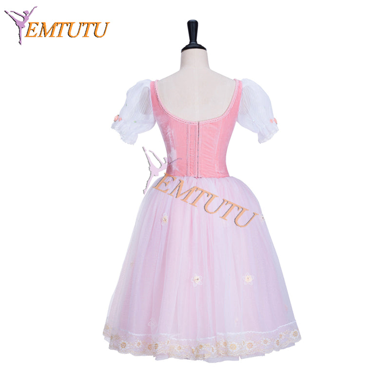EM1287 EMTUTU Plum 5 Layer Soft Tulle La Fille Mal Gardee Professional Ballerina YAGP Competition Dresses Romantic Tutu Ballet